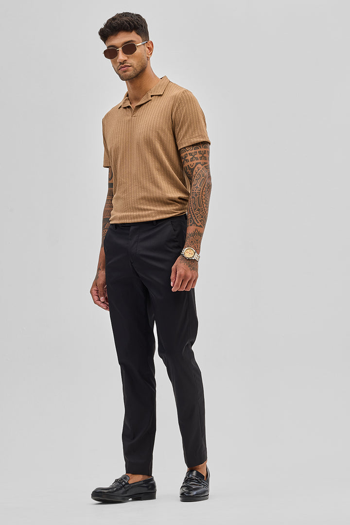 Black Slim Fit Chinos