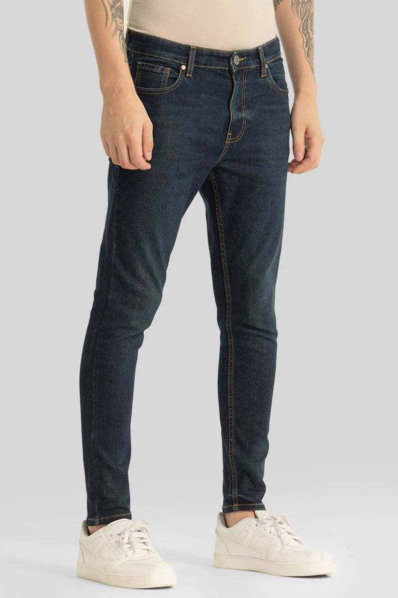 Delphine Navy Skinny Fit Jeans