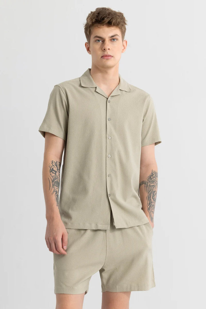 Daphne Sage Plain Shirts