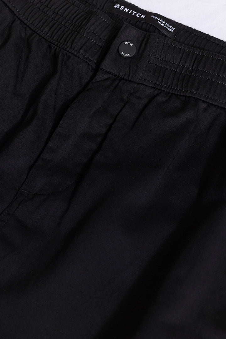 Jet Black Relaxed Fit Jogger