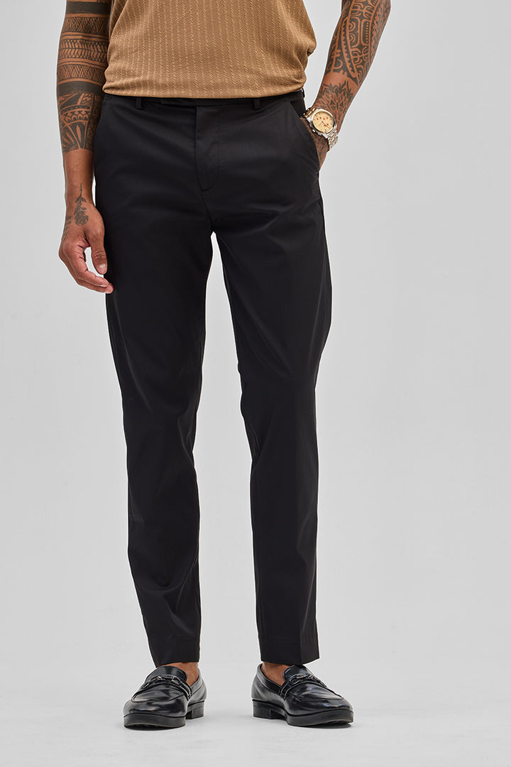 Black Slim Fit Chinos