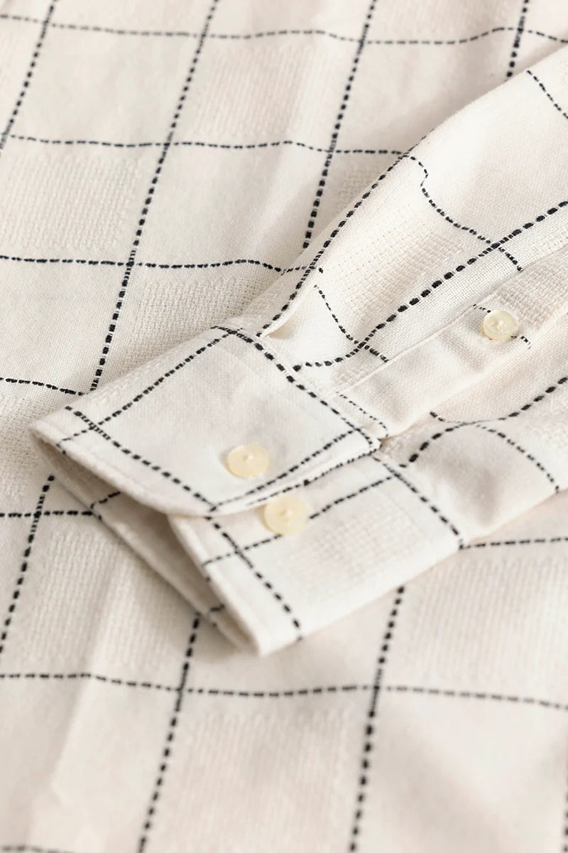 Trygve Checkered White Shirt