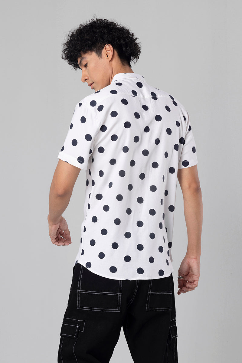 Retro Dot White Shirt