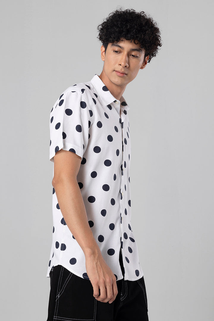 Retro Dot White Shirt