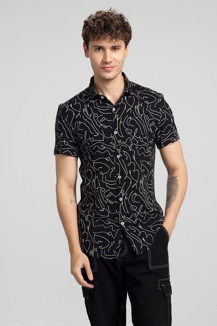 Doodleistic Black Shirt