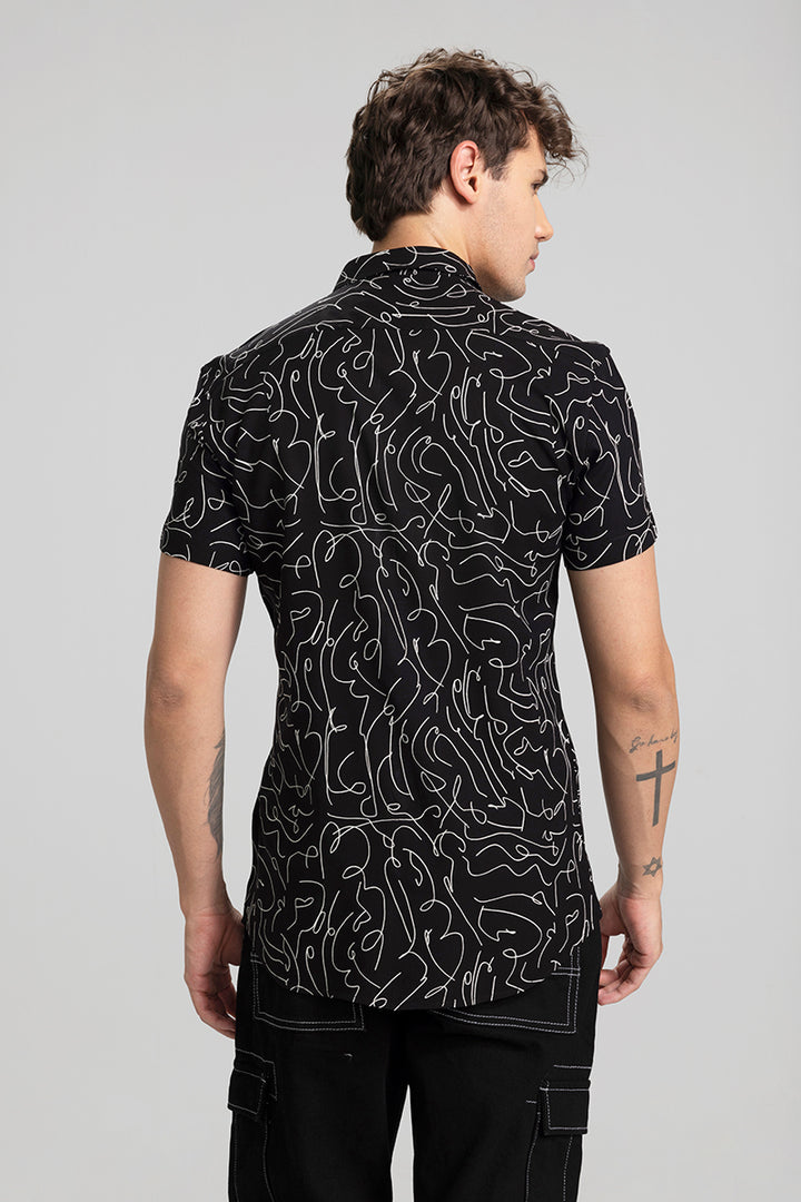 Doodleistic Black Shirt