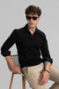 Functional Pocket Black Shirt