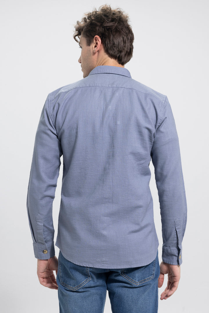 Lin Grey Linen Overshirt