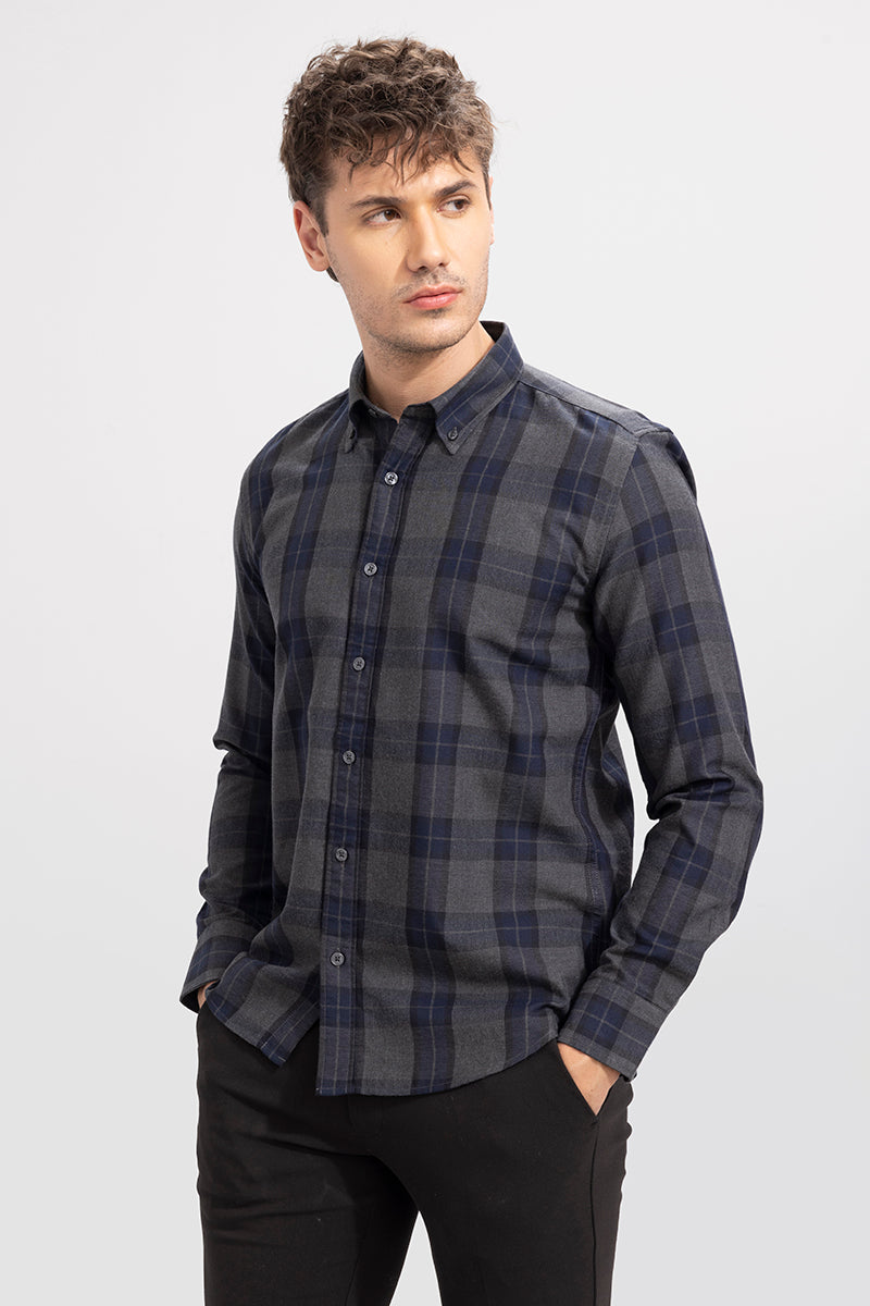 Irish Grey Check Shirt