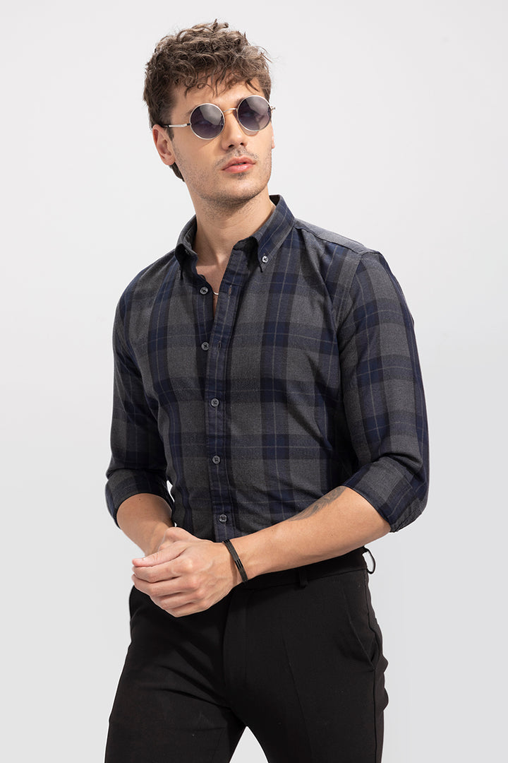 Irish Grey Check Shirt