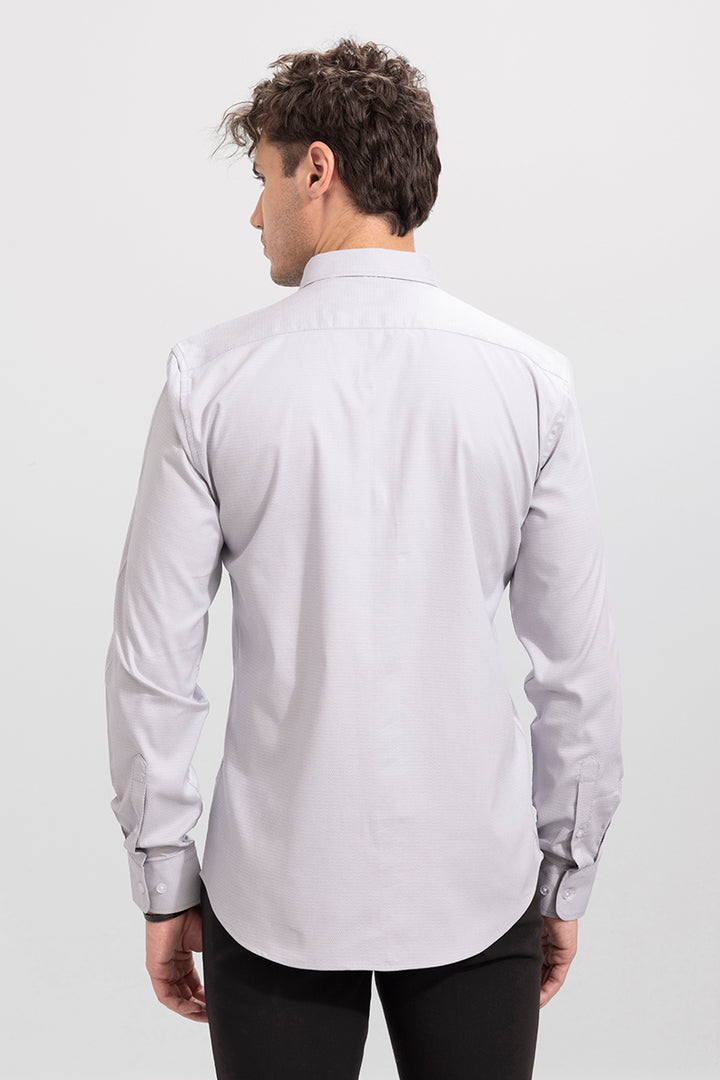 Formic Grey Textured Shirt