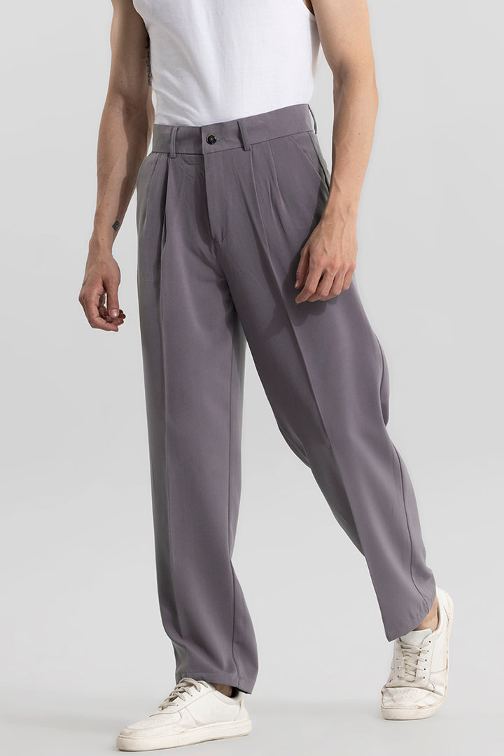 Seoul Slate Grey Korean Pant