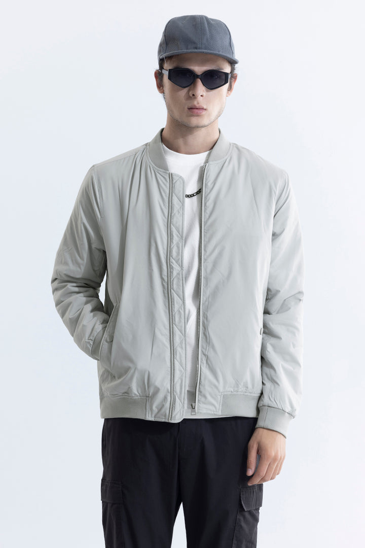 Rimie Grey Bomber Jacket