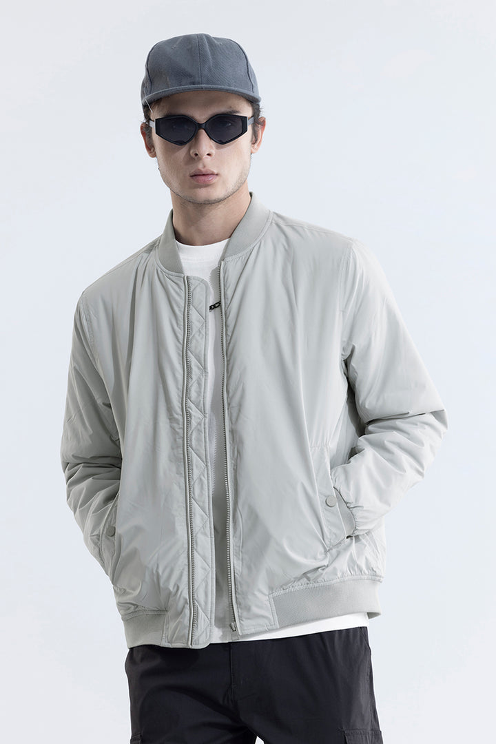 Rimie Grey Bomber Jacket