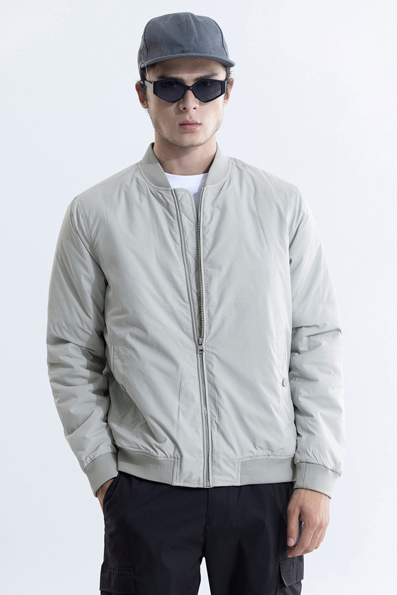 Rimie Grey Bomber Jacket