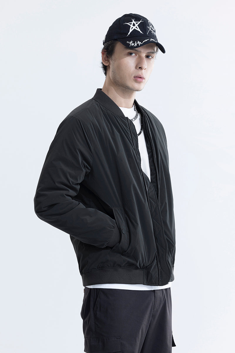 Rimie Black Bomber Jacket