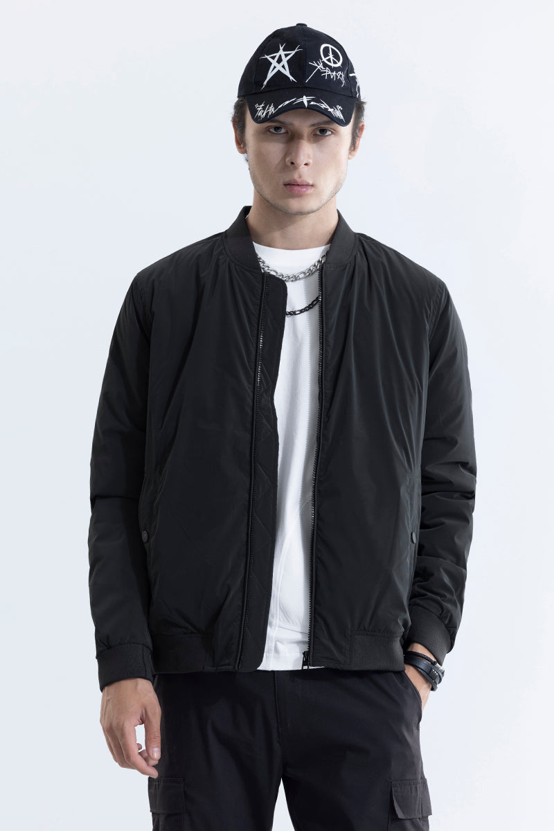 Rimie Black Bomber Jacket