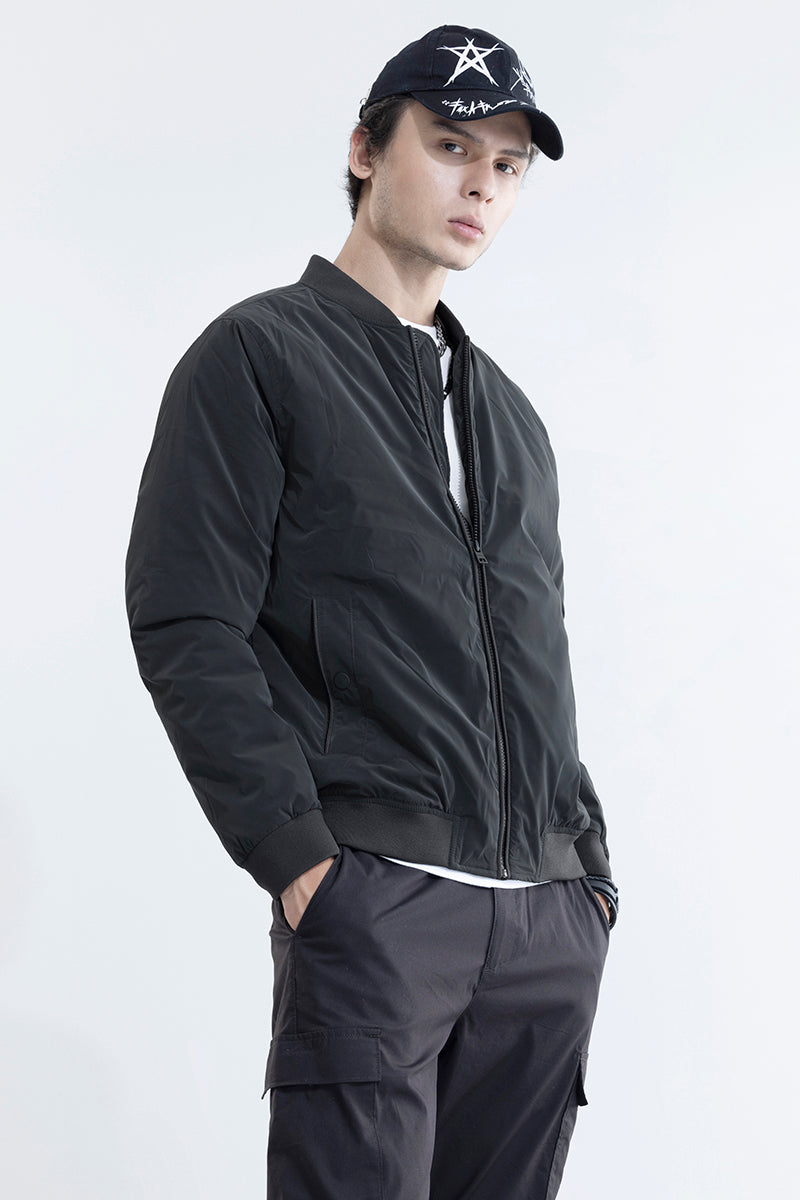 Rimie Black Bomber Jacket