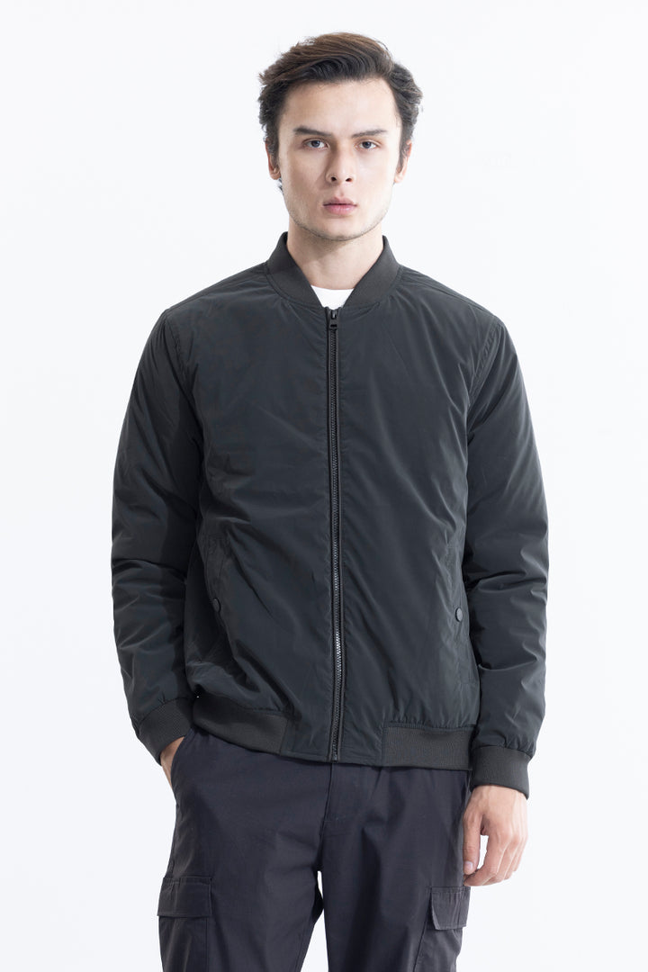 Rimie Black Bomber Jacket