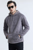 Fleece Grey Hoodie