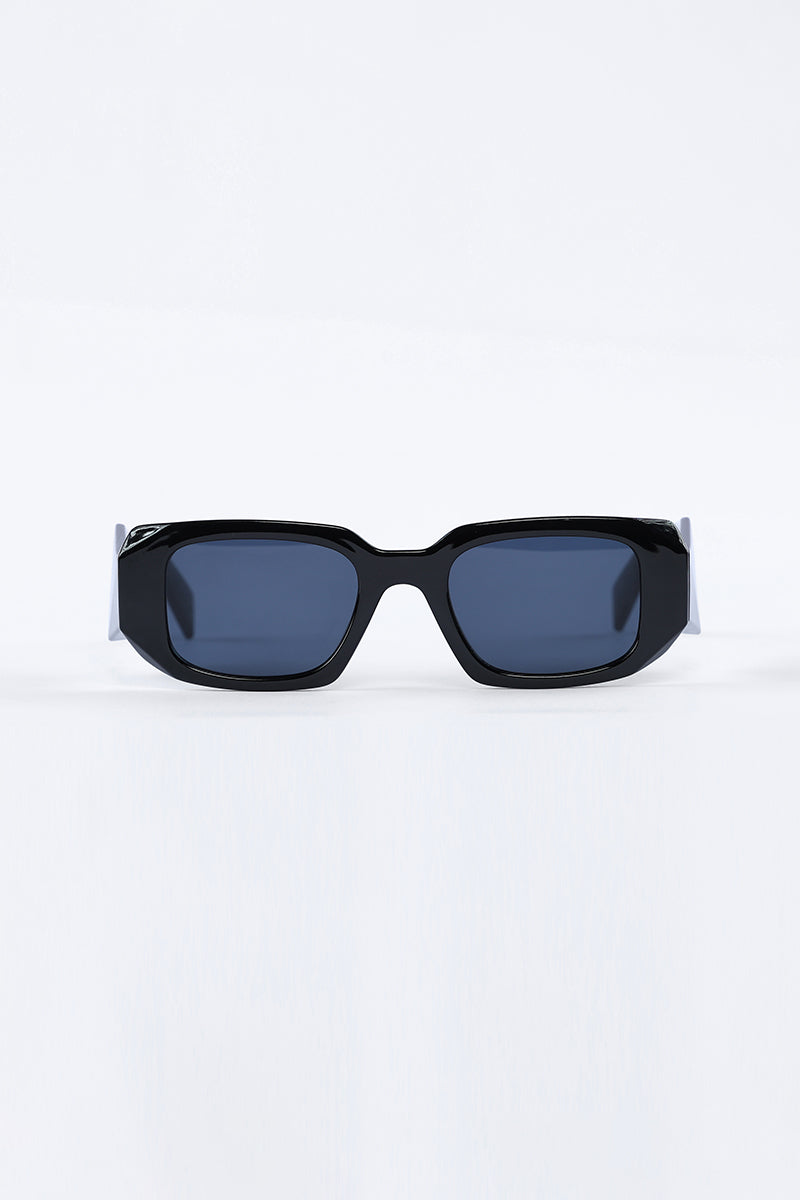 Devine Oval Black Sunglasses – SNITCH