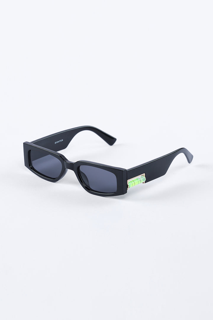 Jazz Oblong Black Sunglasses