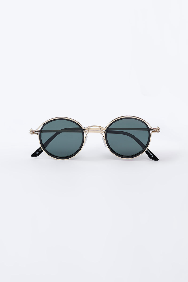 Classic Circle Black Sunglasses