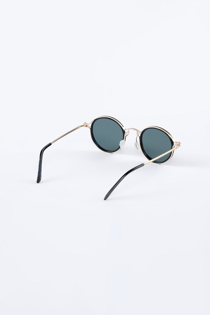 Classic Circle Black Sunglasses