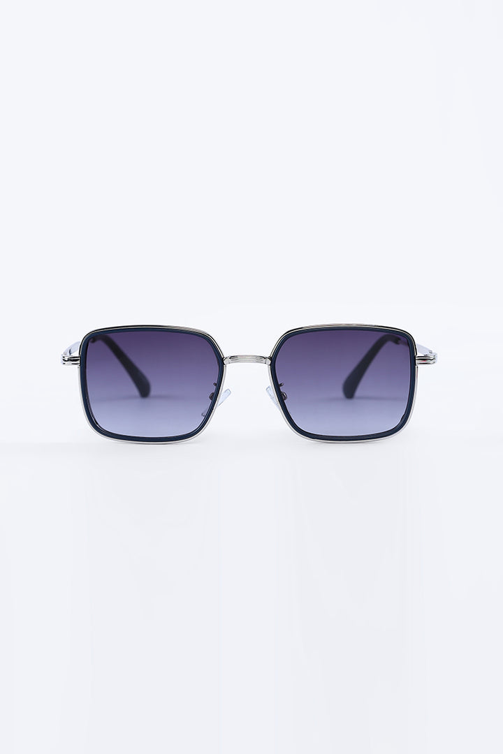 Sleek Square Blue Sunglasses