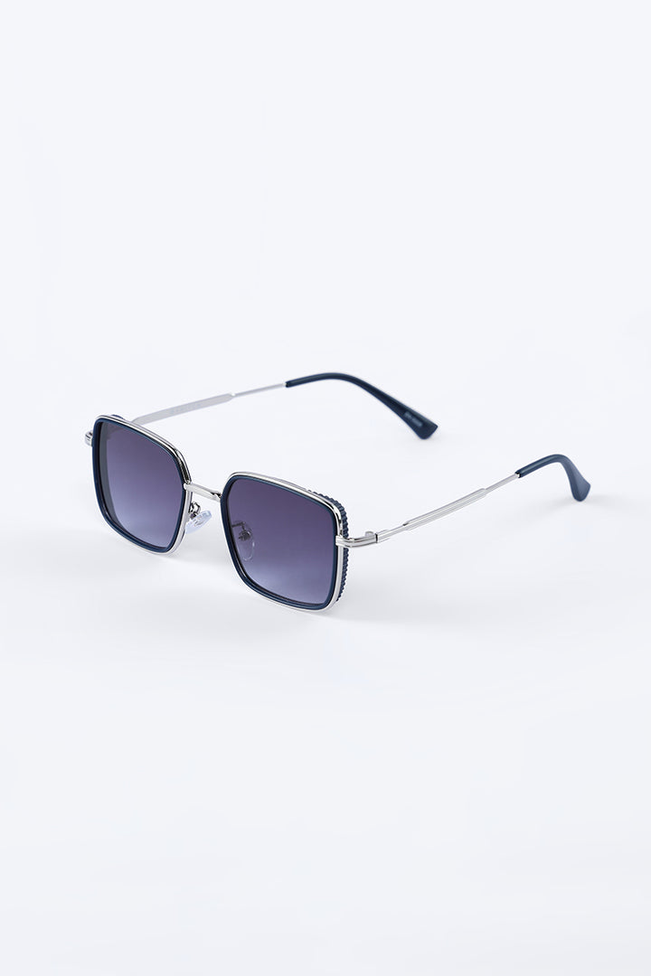 Sleek Square Blue Sunglasses