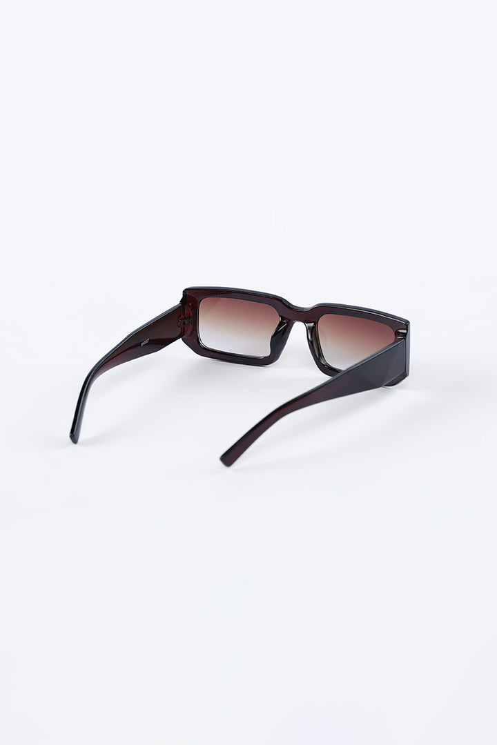 Edge Square Elegance Brown Sunglasses