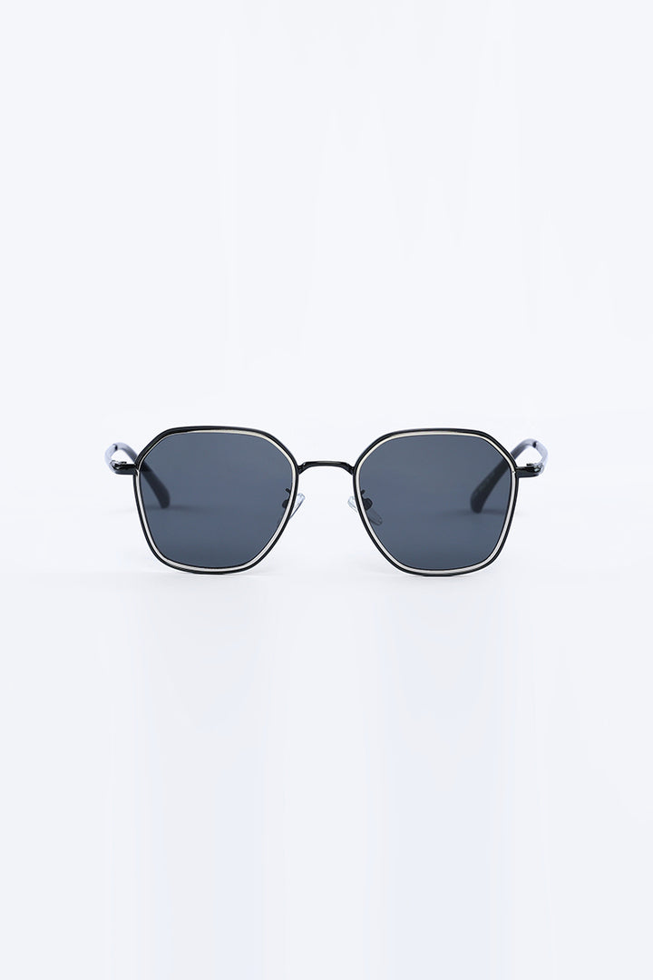 Moonbeam Round Black Sunglasses