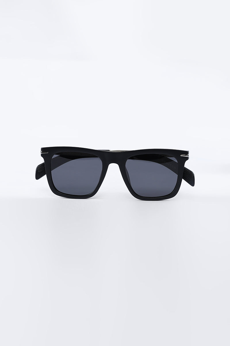 Square Frame Black Sunglasses