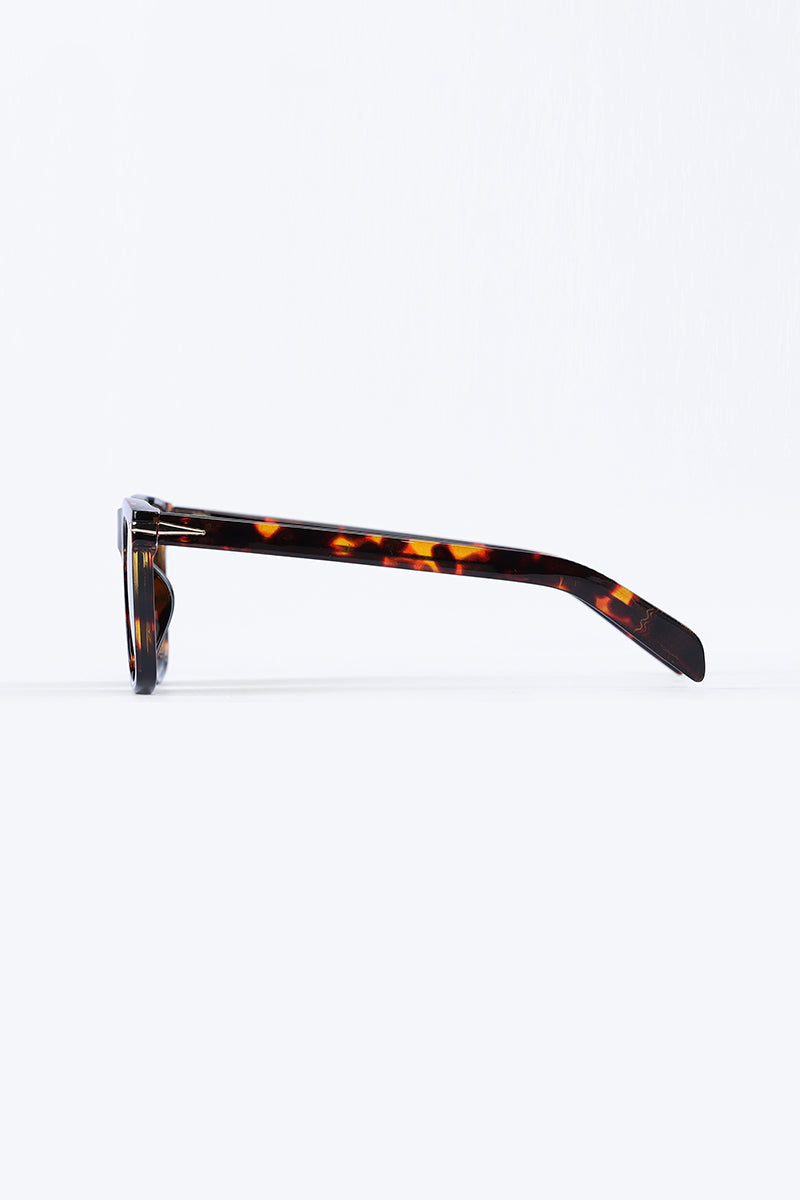 Tortoise Shell Square Black Sunglasses