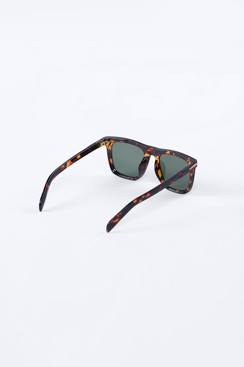 Tortoise Shell Square Black Sunglasses