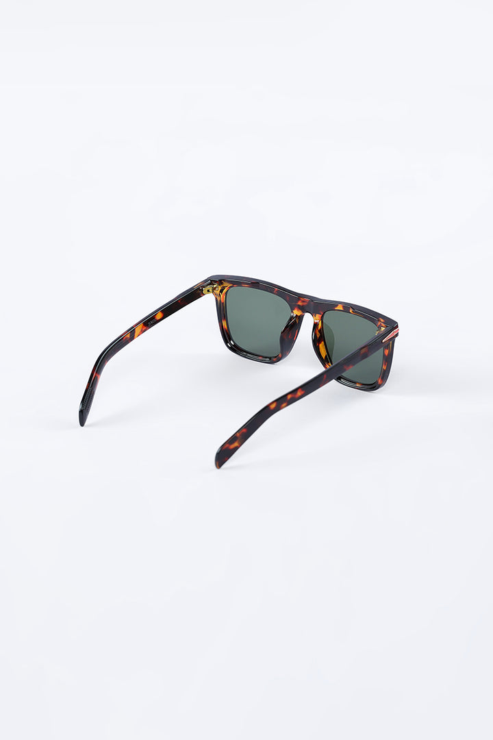 Tortoise Shell Square Black Sunglasses