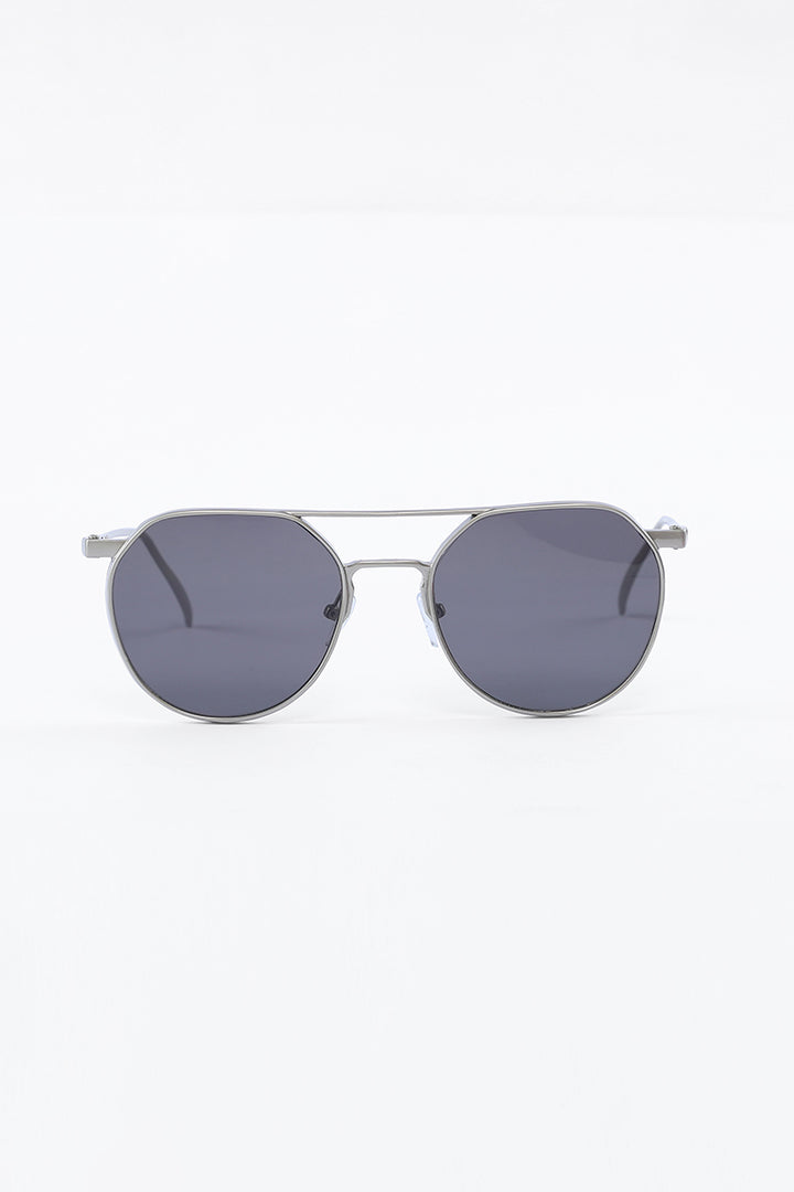 Luna Round Black Sunglasses