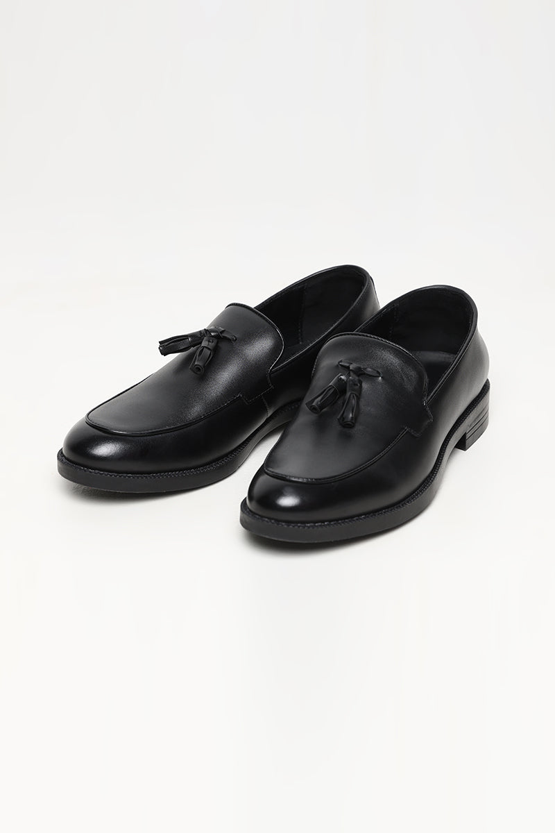 Tassel Black Loafers