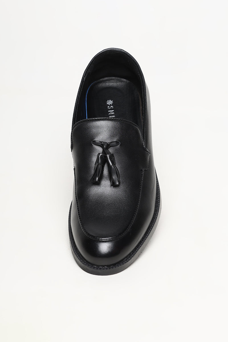 Tassel Black Loafers