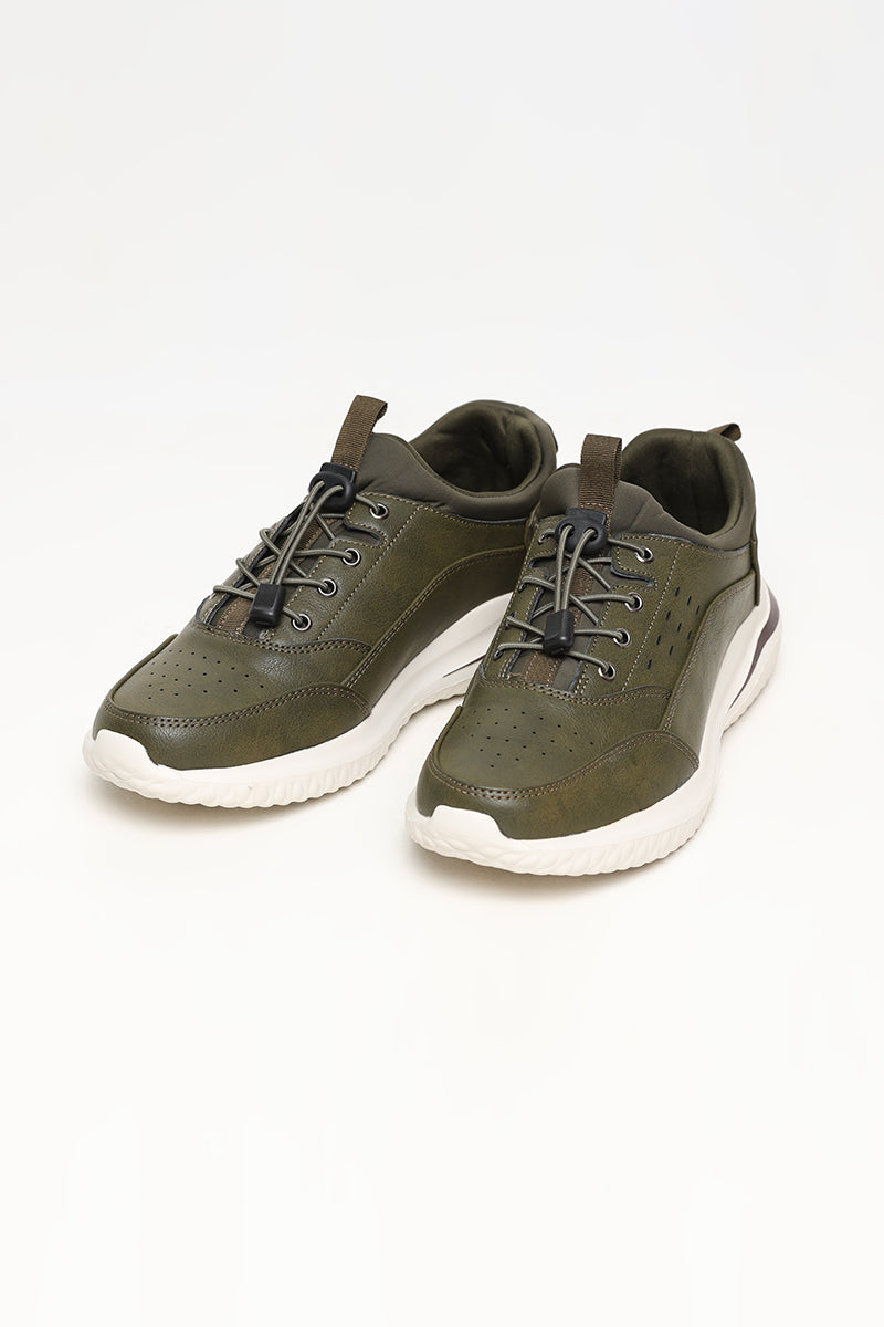 Military Green Low Top Sneaker