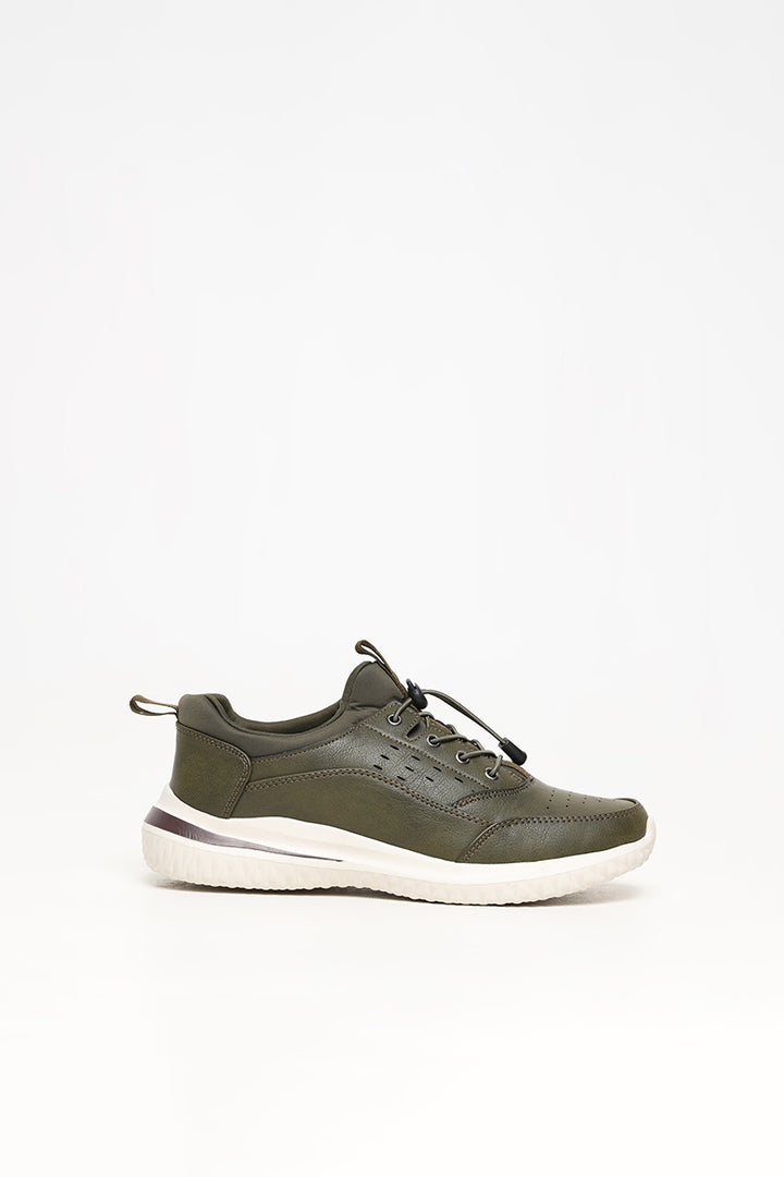 Military Green Low Top Sneaker