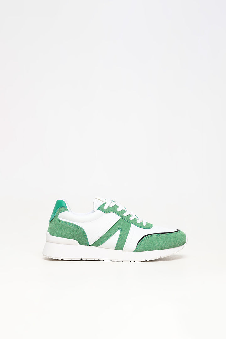 White & Green Trainer