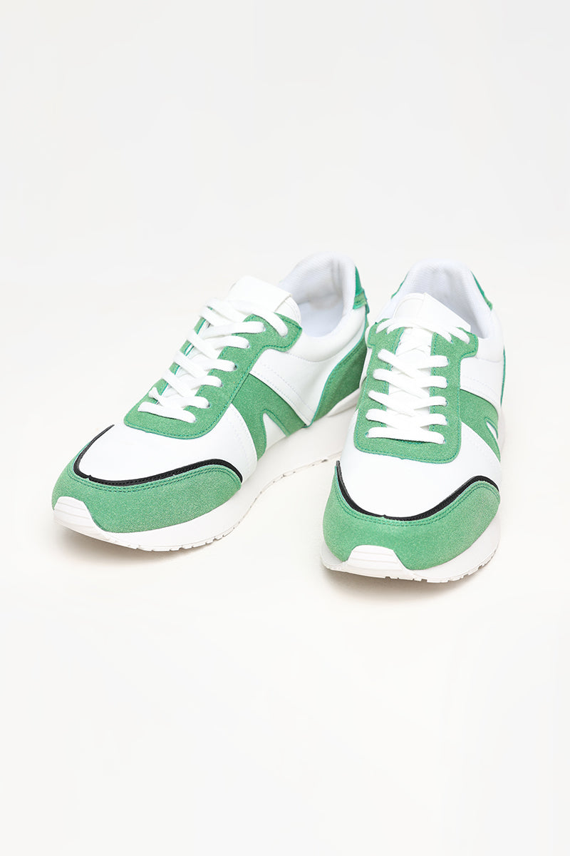 White & Green Trainer