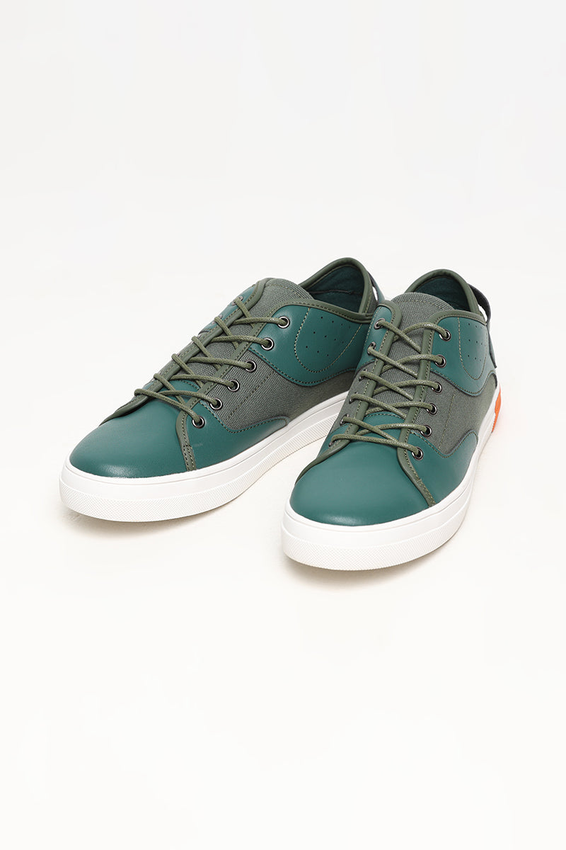 Dual Colour Low Top Sneaker