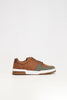 Brown Colour Blocked ow Top Sneaker