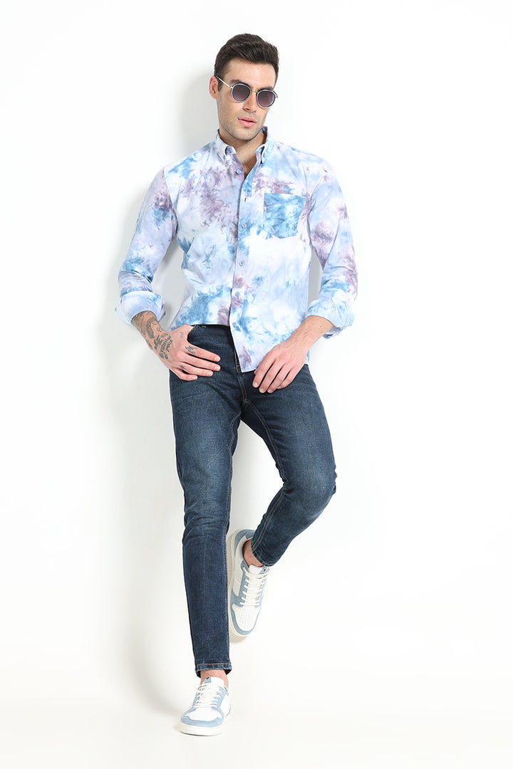 Cloudburst Sky Blue Shirt