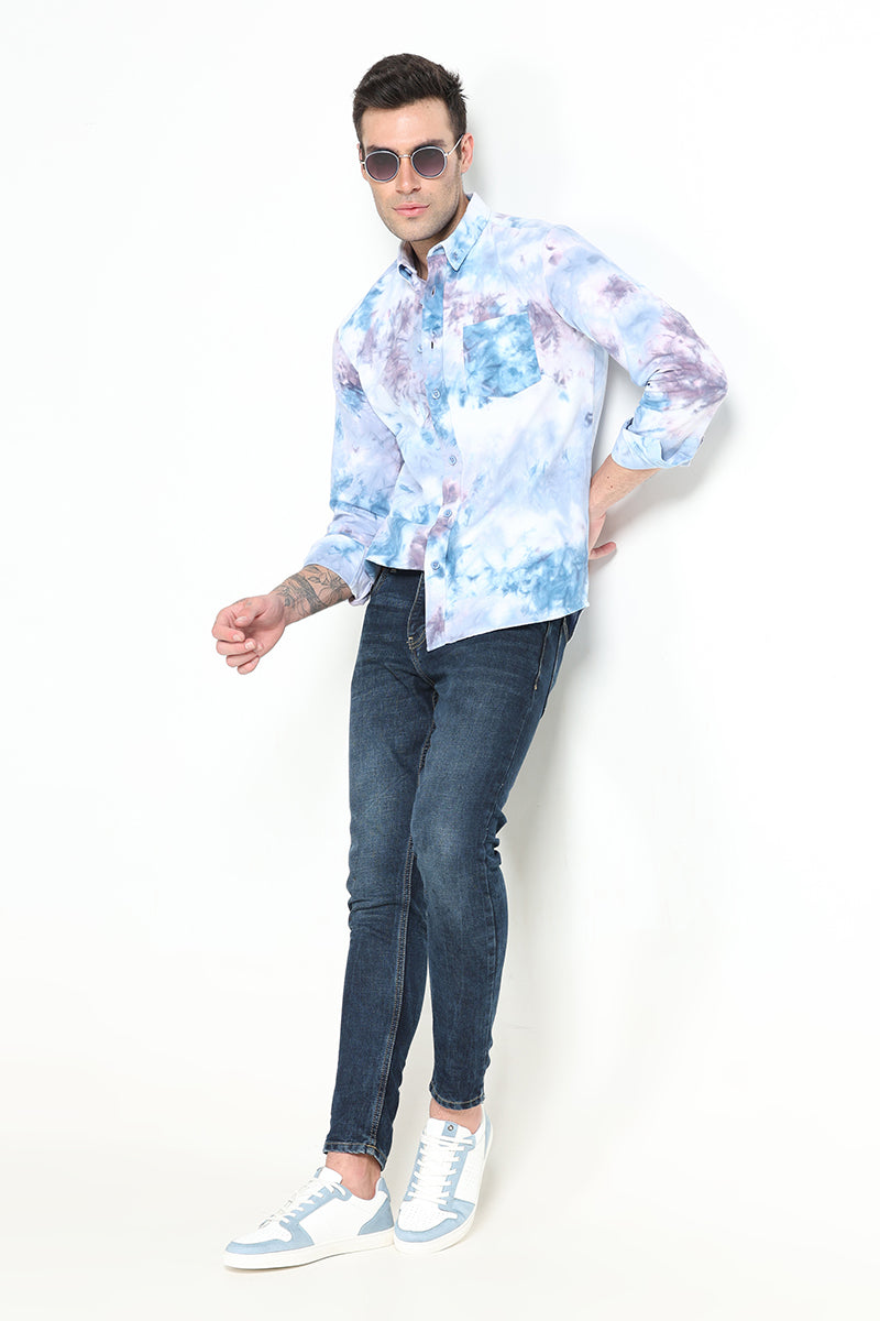 Cloudburst Sky Blue Shirt