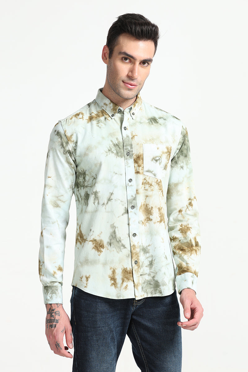 Cloudburst Light Green Shirt