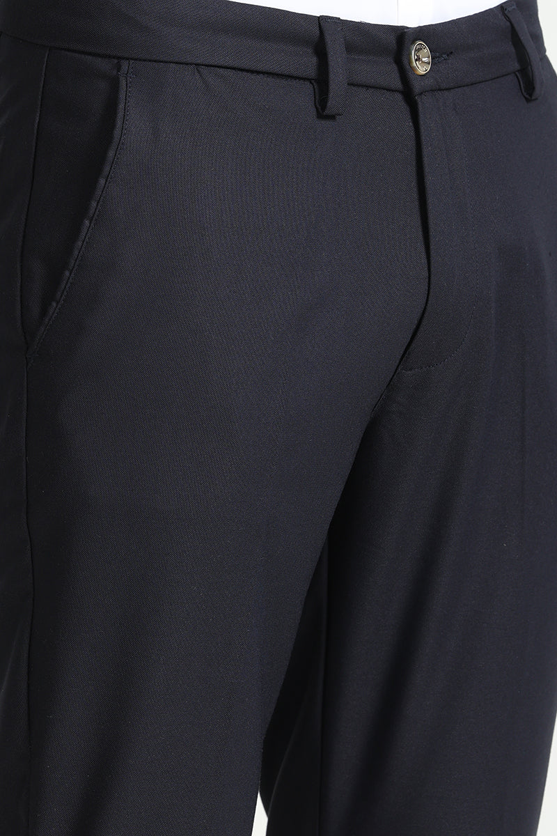 Buy Men's Poineer Navy Trouser Online | SNITCH