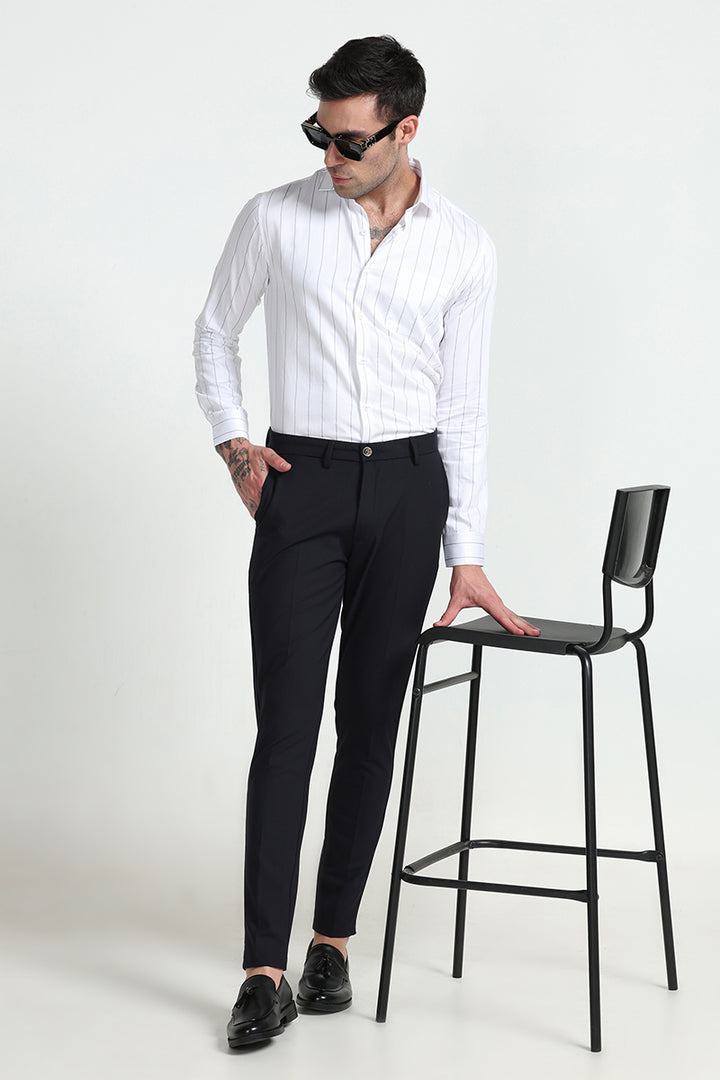 Poise Dark Black Trousers